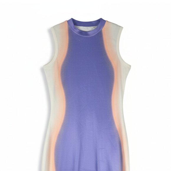 New Side Slit Neck Sheath Dress – Sleeveless - Size Large - Picture 3 of 6